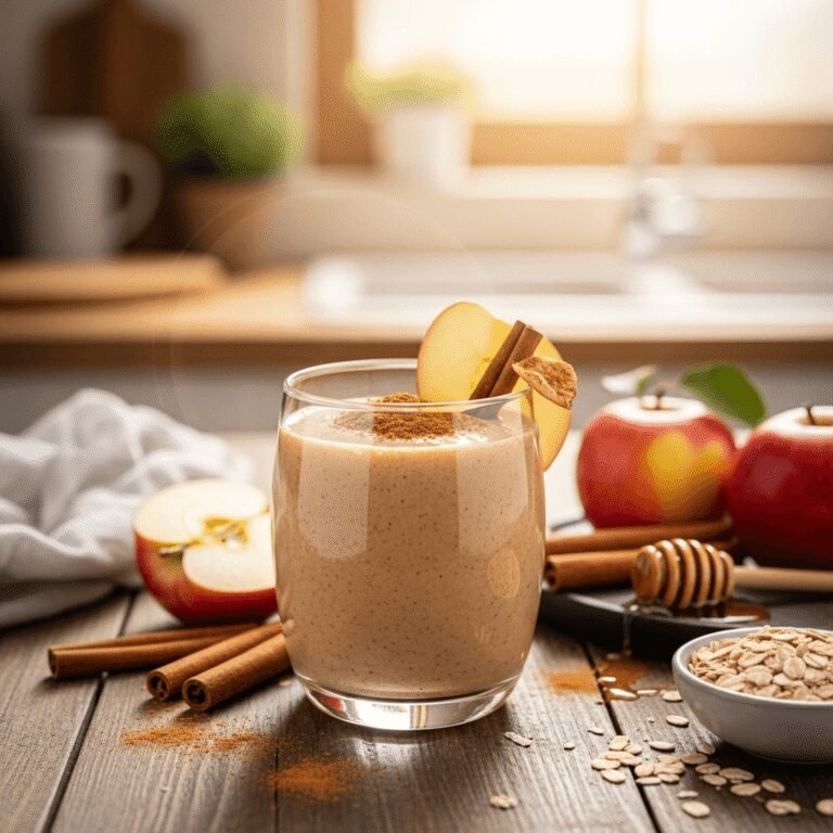 Apple Cinnamon Smoothie Recipe – Cozy, Healthy & Ready in 5 Minutes!