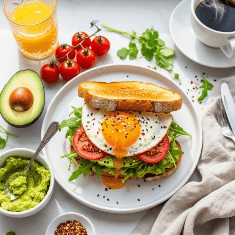 The Ultimate Avocado Egg Sandwich Recipe: Creamy, Healthy & Ready in 10 Minutes