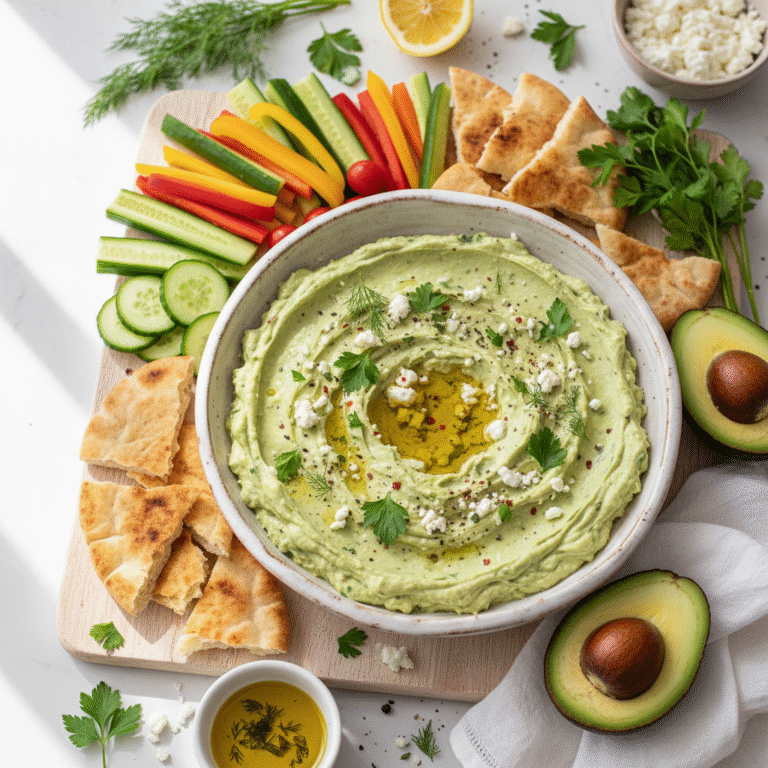 Avocado Feta Dip Recipe: Creamy, Tangy, and Irresistibly Delicious