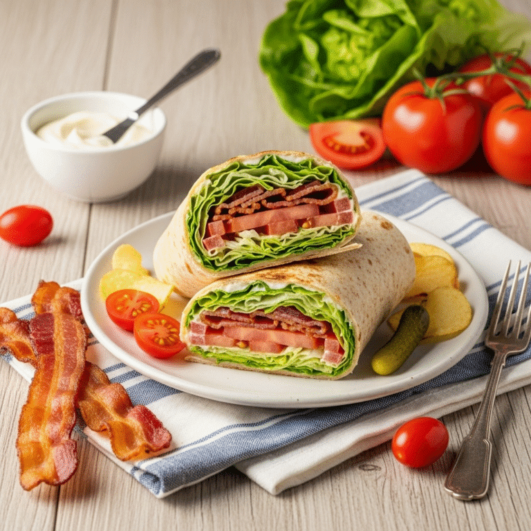 BLT Wrap Recipe: The Classic Sandwich Gets a Delicious Upgrade