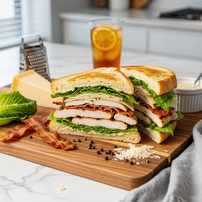 The Best Chicken Caesar Sandwich Recipe (Restaurant-Quality at Home!)