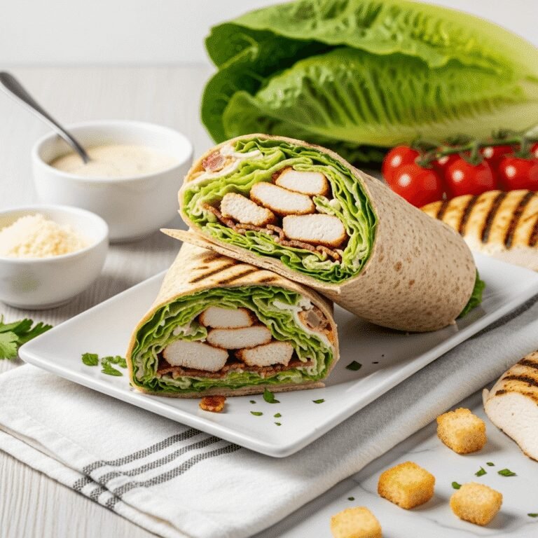 Chicken Caesar Wrap Recipe: Quick, Fresh, and Absolutely Delicious