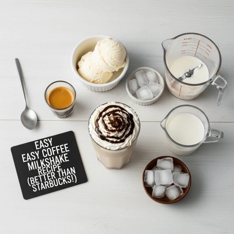 Easy Coffee Milkshake Recipe (Better Than Starbucks!)