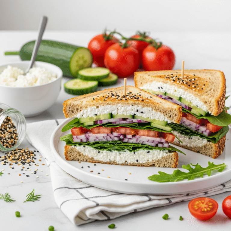 Cottage Cheese Sandwich Recipe: High-Protein, Fresh, and Delicious