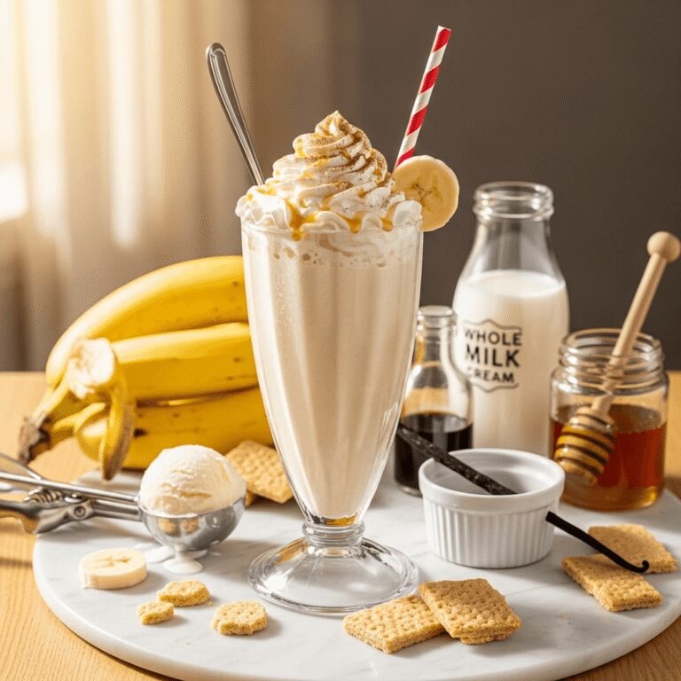 Creamy Banana Milkshake Recipe – Thick, Delicious & Ready in 5 Minutes!
