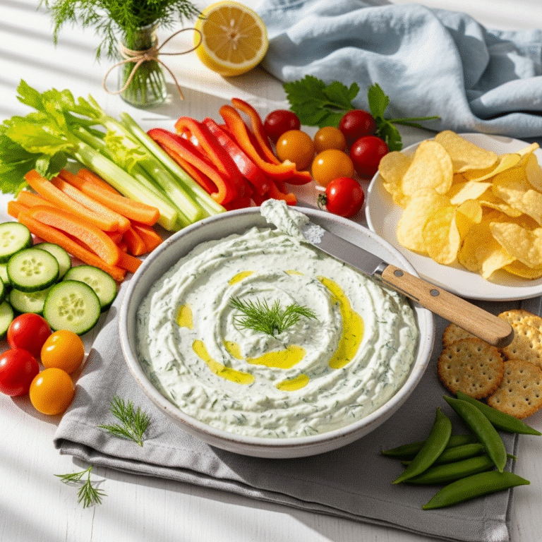 Creamy Dill Dip: Easy Sour Cream Party Dip Recipe