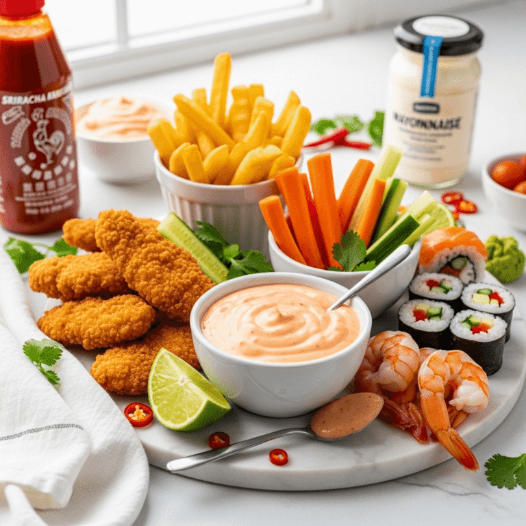 Creamy Sriracha Mayo Dip Recipe: Spicy, Tangy, and Absolutely Addictive