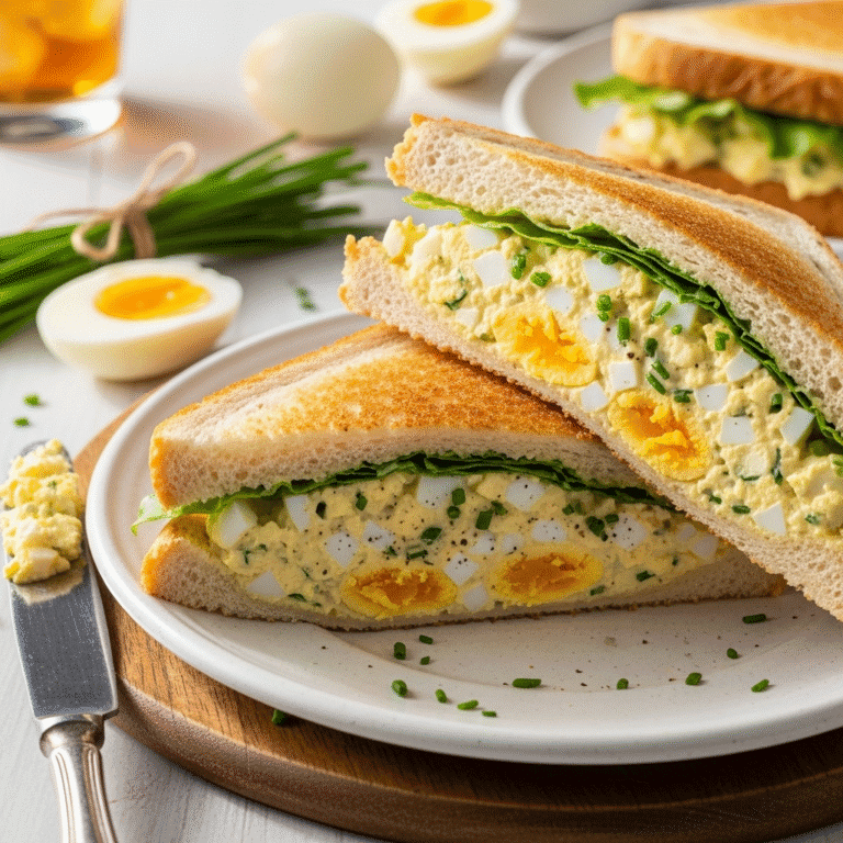 Classic Egg Mayo Sandwich Recipe – Creamy, Simple, and Always Satisfying