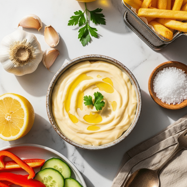 Garlic Aioli Recipe: Creamy Homemade Sauce in 5 Minutes