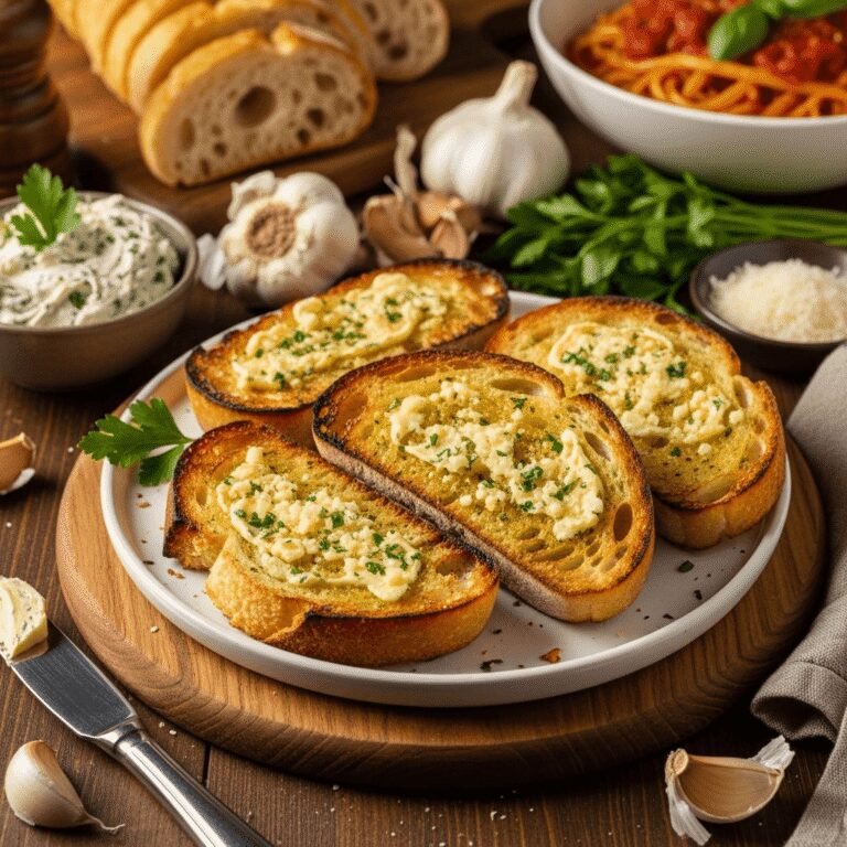 Easy Garlic Herb Butter Toast Recipe – Crispy, Buttery & Irresistibly Delicious!