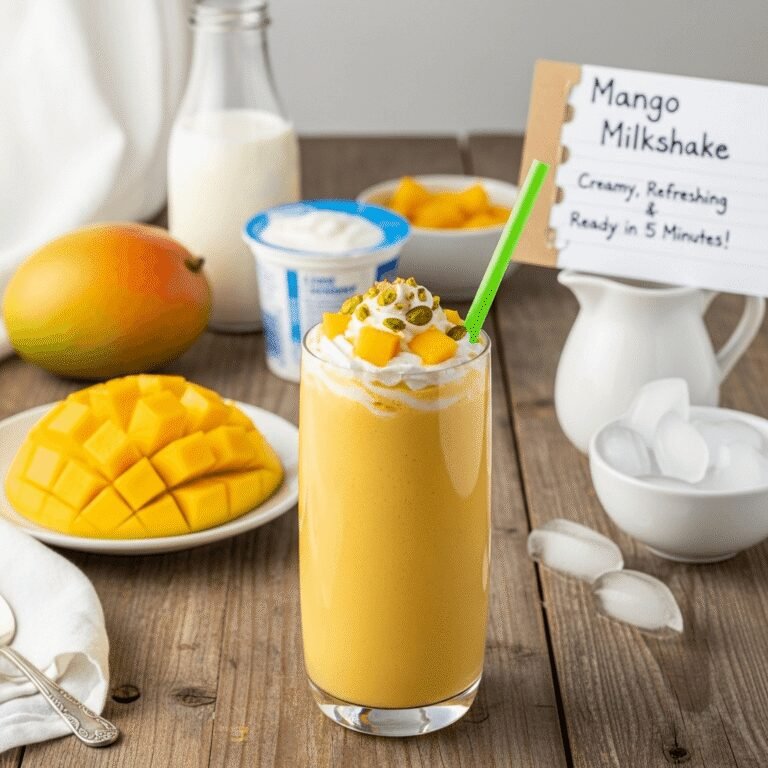 Mango Milkshake Recipe: Creamy, Refreshing & Ready in 5 Minutes!