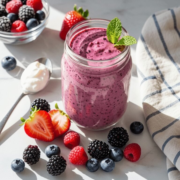 Mixed Berry Smoothie Recipe – Fresh, Creamy & Perfect for Busy Mornings