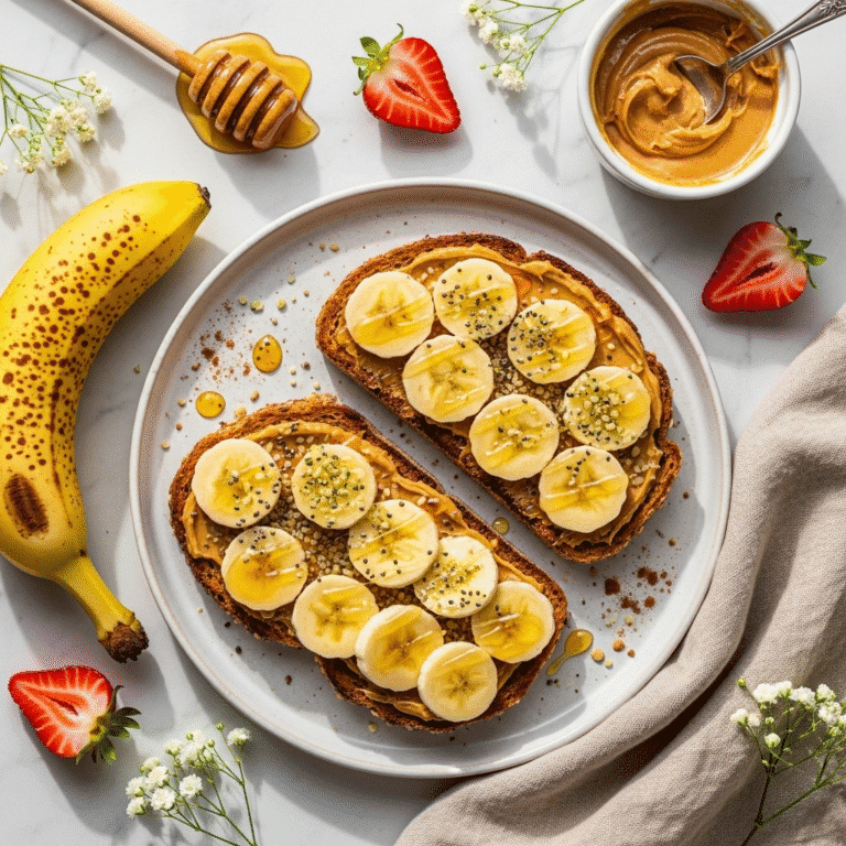 The Ultimate Peanut Butter Banana Toast Recipe: A Quick & Delicious Breakfast Classic