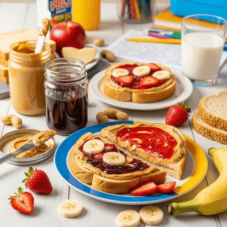 Classic Peanut Butter Jelly Toast Recipe – Nostalgic, Easy & Always Delicious!