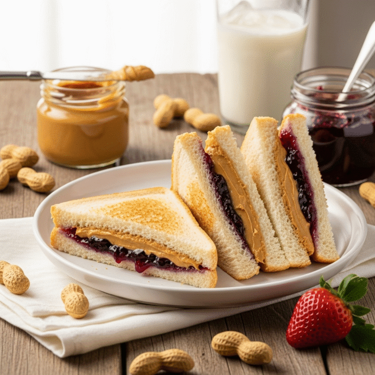 Peanut Butter and Jelly Sandwich Recipe: The Classic American Favorite