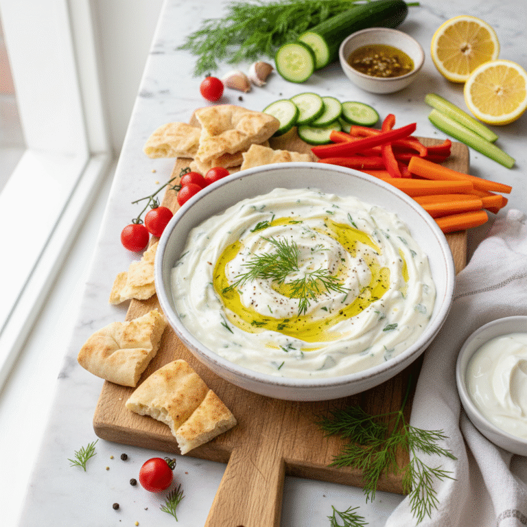 Quick Tzatziki Recipe: Cool, Creamy, and Perfectly Refreshing