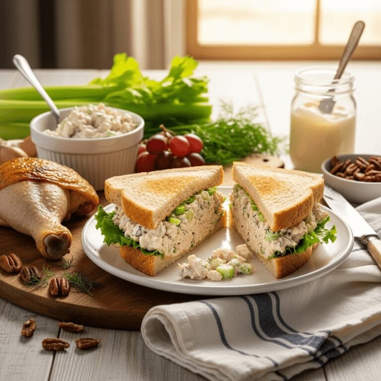 Roast Chicken Salad Sandwich Recipe: Classic Comfort Food at Its Best