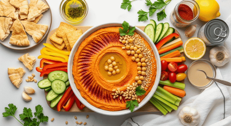 Smoked Paprika Hummus Recipe: Smoky, Creamy, and Absolutely Irresistible