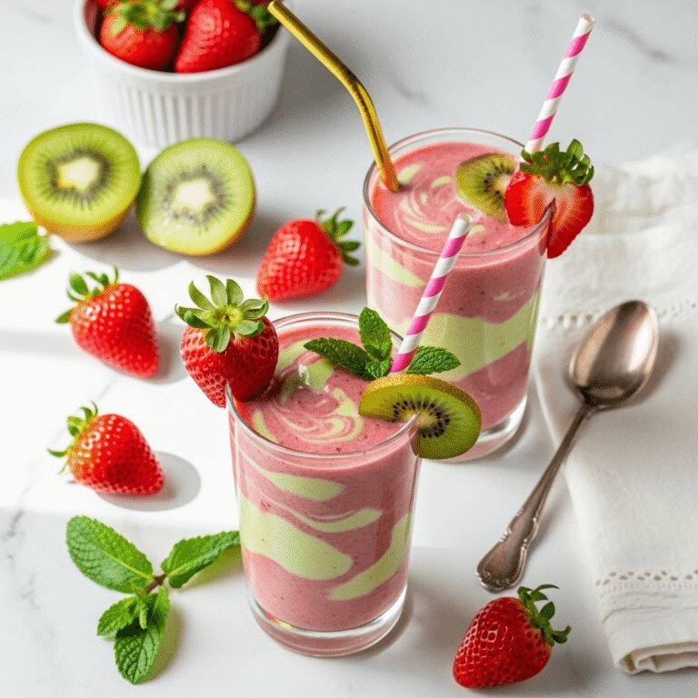 Strawberry Kiwi Smoothie Recipe – Refreshing & Healthy in 5 Minutes!