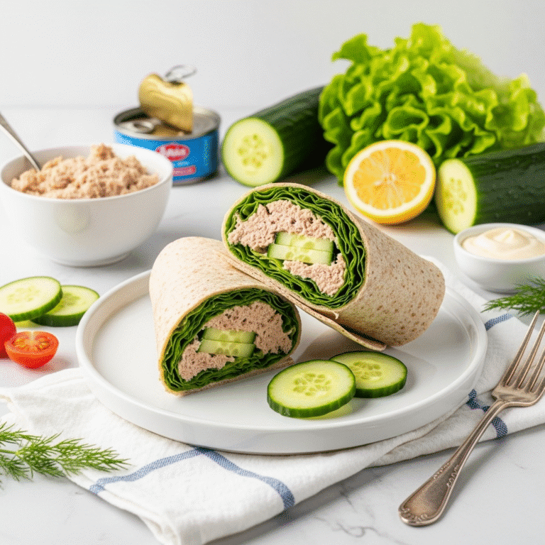 Tuna Cucumber Wrap Recipe: Fresh, Light, and Protein-Packed
