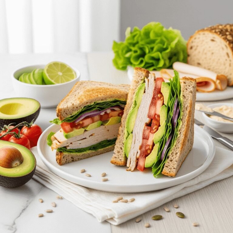 Turkey Avocado Sandwich Recipe: Fresh, Healthy, and Delicious