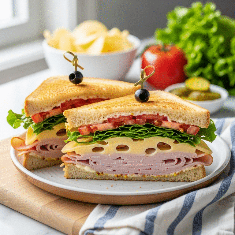 Ultimate Turkey Cheese Sandwich: The Perfect Deli-Style Lunch in 10 Minutes