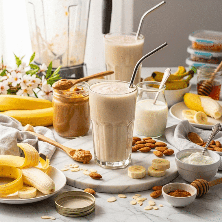 Almond Banana Smoothie Recipe: Creamy Protein-Packed Breakfast