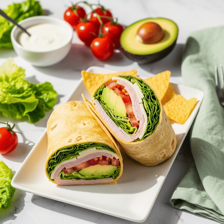 Fresh Turkey Avocado Wrap Recipe: Healthy, Easy, and Absolutely Delicious