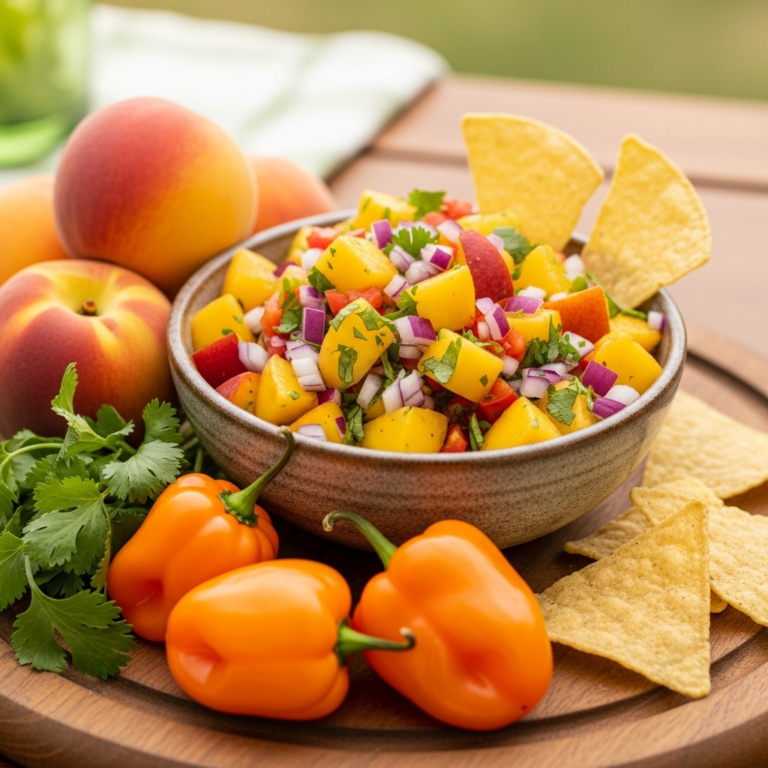 Peach Habanero Salsa Recipe: Sweet, Spicy & Bursting with Summer Flavor