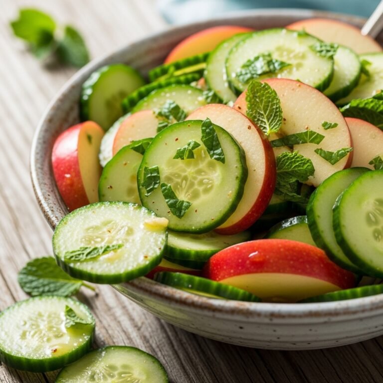Fresh & Crunchy Apple Cucumber Salad Recipe – Easy, Healthy Summer Side