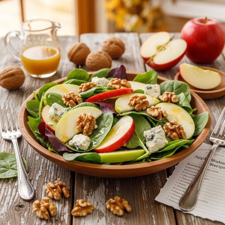 Apple Walnut Salad Recipe: The Crispy, Crunchy Fall Salad You’ll Crave All Season Long!