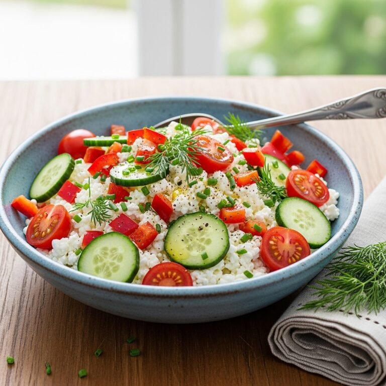 Cottage Cheese Salad Recipe: The High-Protein, Creamy & Fresh Salad