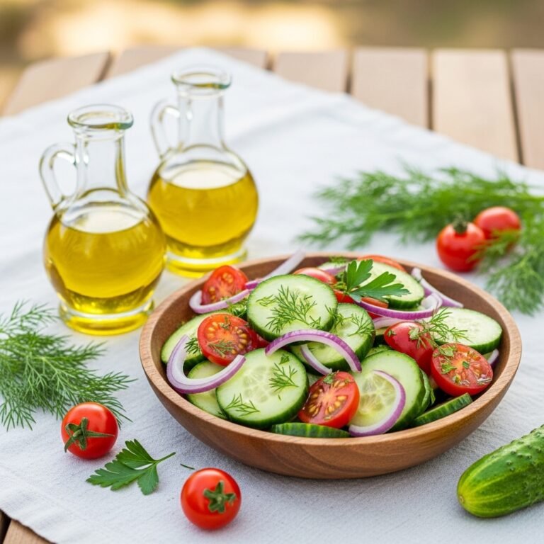 Easy Cucumber Tomato Salad Recipe – Fresh, Healthy Summer Side