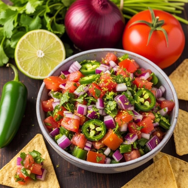 Fresh Cilantro Lime Salsa Recipe
