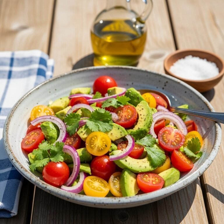 Easy Tomato Avocado Salad Recipe – Fresh, Healthy & Perfect for Summer