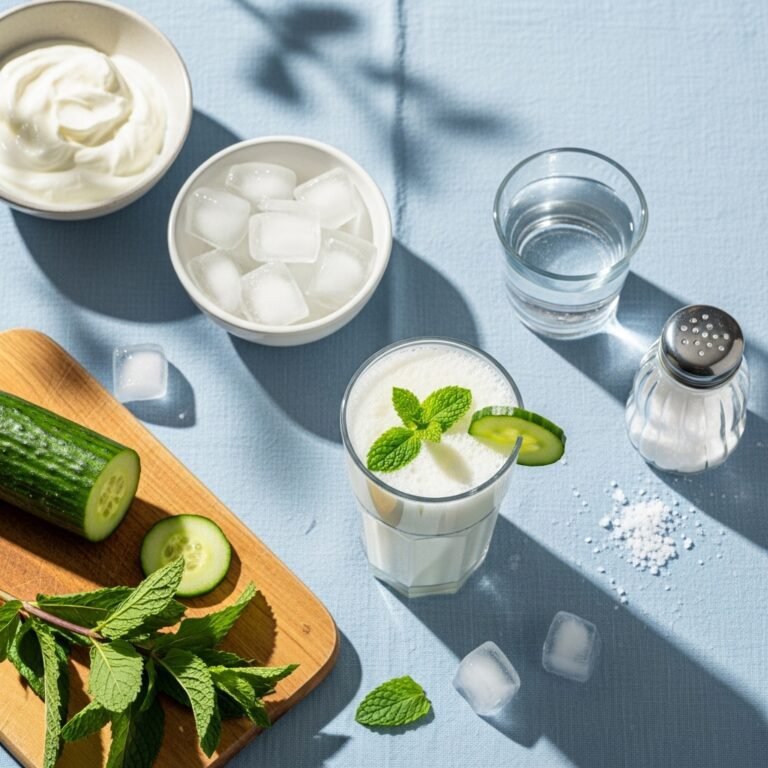 Refreshing Ayran Drink Recipe – Easy Turkish Yogurt Drink for Summer