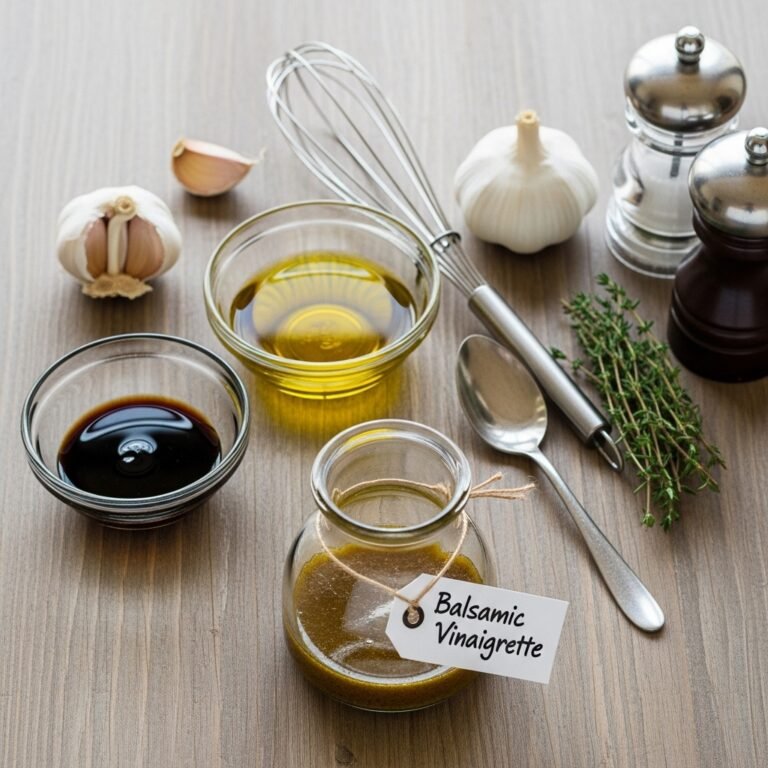 Balsamic Vinaigrette Recipe – Easy Homemade Dressing in 5 Minutes