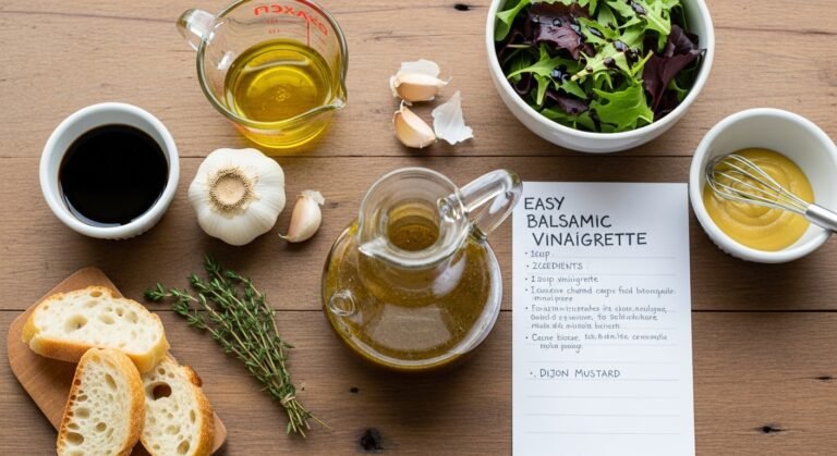 Easy Balsamic Vinaigrette Recipe – Homemade, Healthy & Better Than Store-Bought