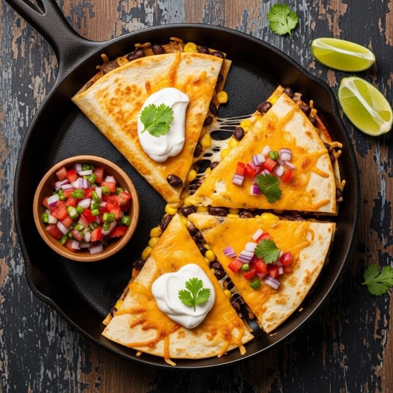 Black Bean Quesadilla Recipe (Easy, Cheesy & Budget-Friendly Mexican Dinner)