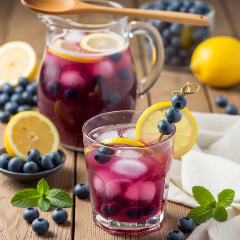 Refreshing Blueberry Lemonade Recipe – Easy Homemade Summer Drink