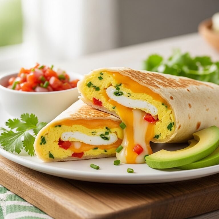 Cheesy Egg Wrap Recipe – Easy High-Protein Breakfast Wrap in 15 Minutes
