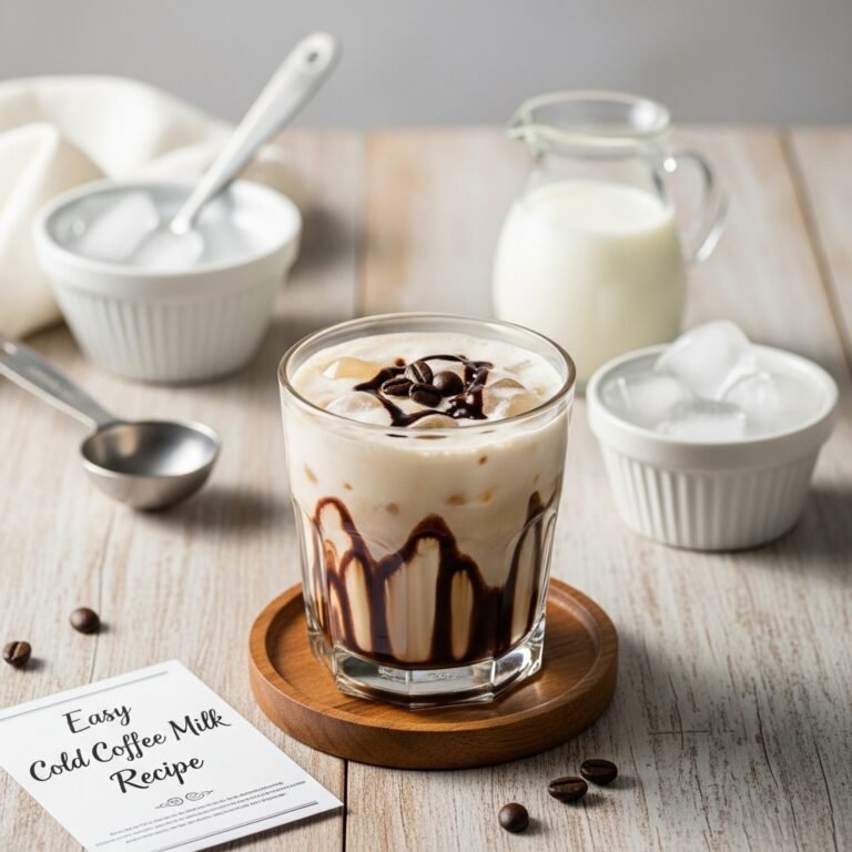 Easy Cold Coffee Milk Recipe – Creamy, Refreshing & Perfect Summer Drink