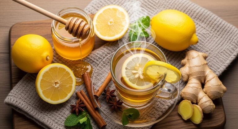 Soothing Honey Lemon Tea Recipe – Easy, Healthy & Perfect for Cold Days