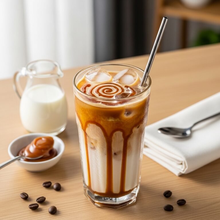 Easy Iced Caramel Latte Recipe – Creamy Café-Style Coffee at Home