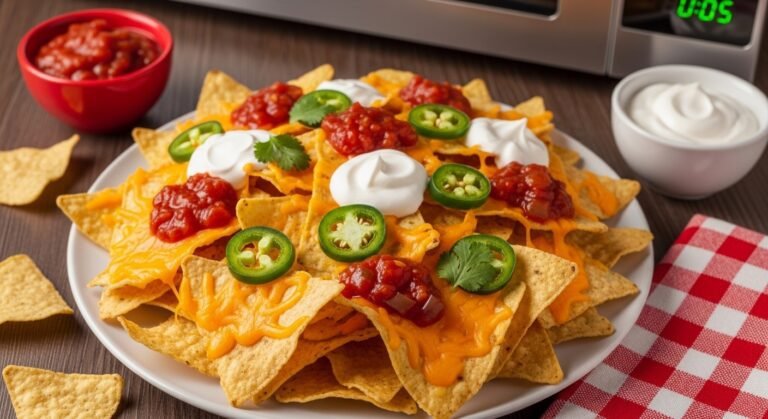 Easy Microwave Nachos Recipe (Ready in 5 Minutes!)