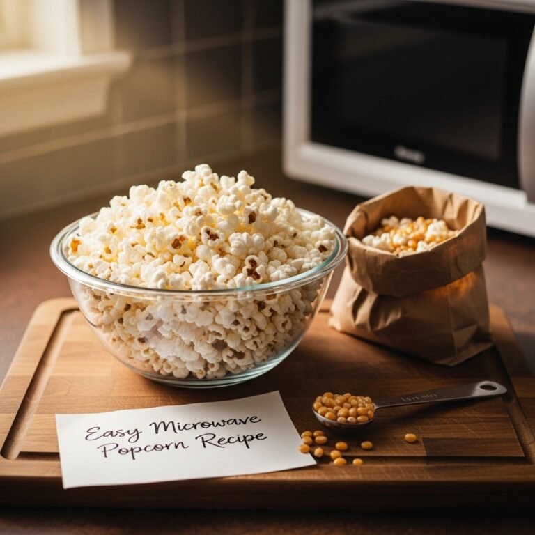 Easy Microwave Popcorn Recipe – How to Make Perfect Popcorn in Minutes