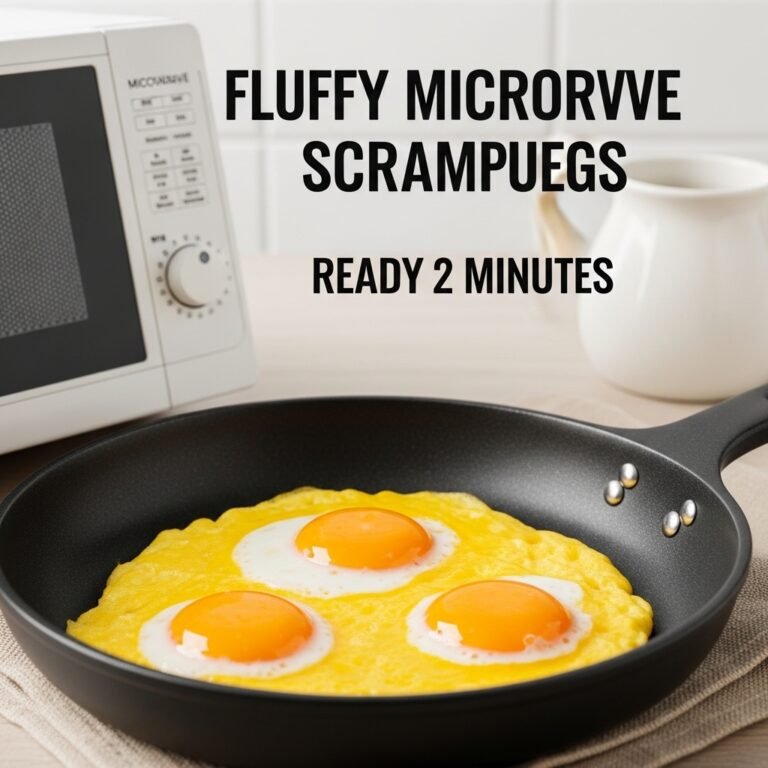 Fluffy Microwave Scrambled Eggs Recipe (Ready in 2 Minutes!)