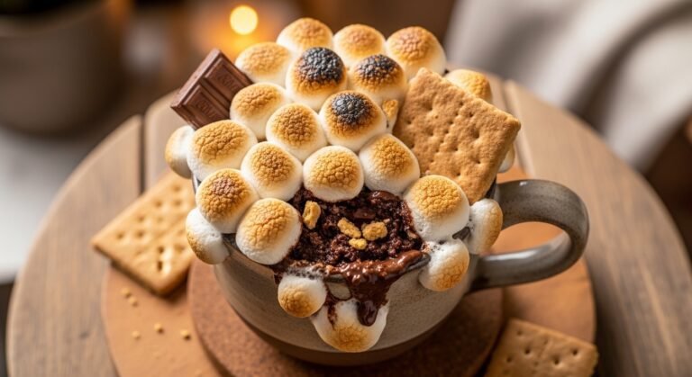 S’mores Mug Cake Recipe – Quick, Gooey, and Perfect for Dessert Cravings