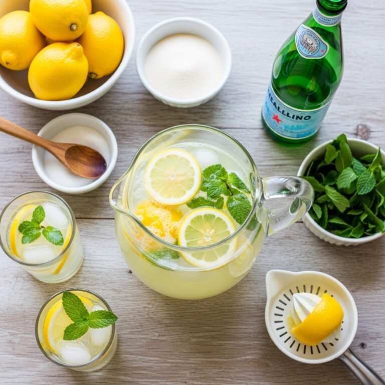 Easy Sparkling Lemonade Recipe – Refreshing Homemade Fizzy Summer Drink