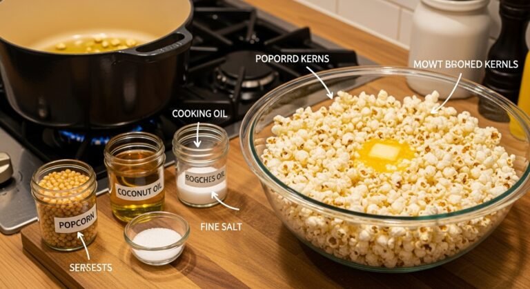 Stovetop Popcorn Recipe – Easy, Fluffy, and Better Than Movie Theater Popcorn